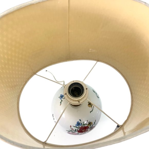 GUCCI Vintage 80s Flora Porcelain Lamp - Picture 9 of 11